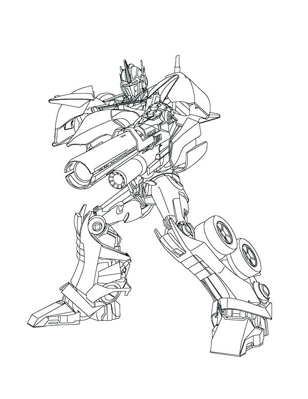 600x776 Optimus Prime Coloring Pages Prime Coloring Page Transformers