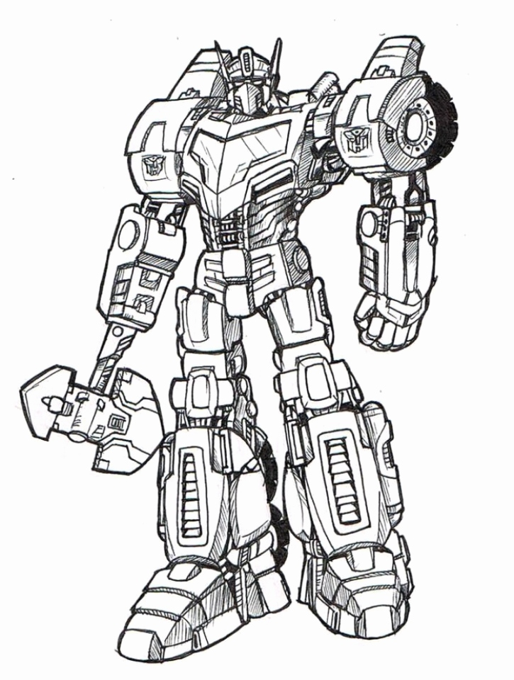 725x960 Transformer Coloring Pages Optimus Prime Gallery 20 Free Printable