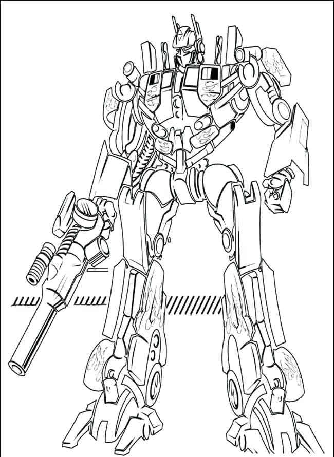 650x890 Transformer Coloring Pages Optimus Prime Transformers Coloring