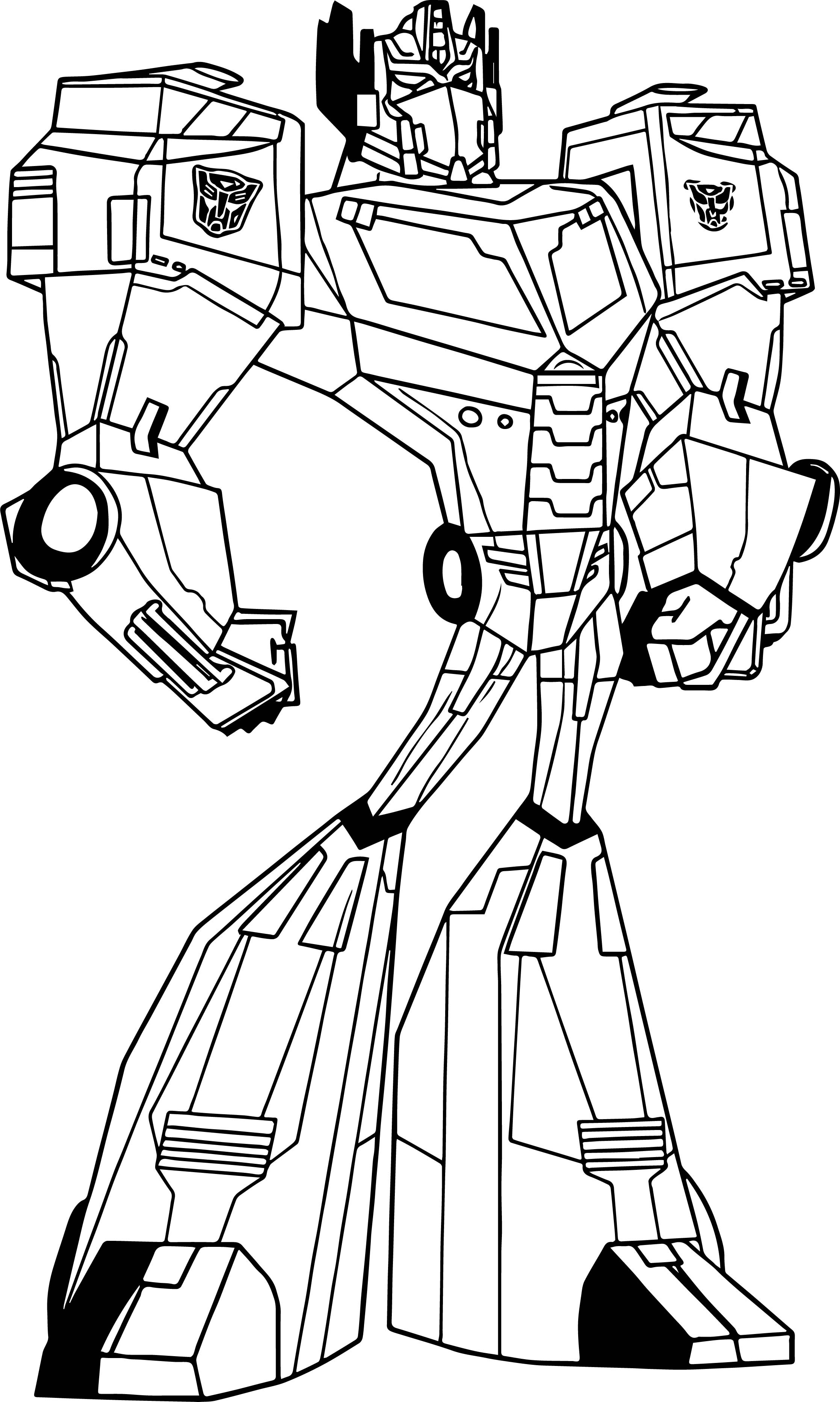 2236x3732 Beautiful Optimus Prime Coloring Page Advance