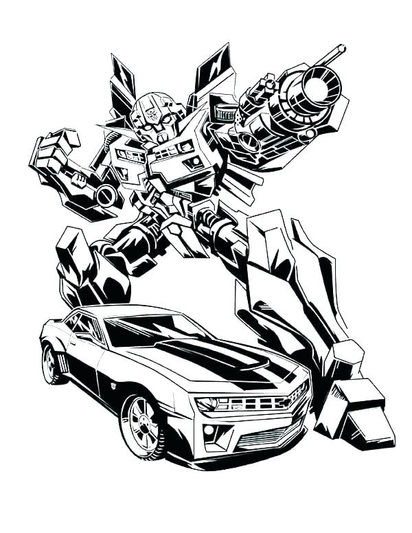 600x776 Transformer Coloring Pages Optimus Prime Enemy Shooting Prime