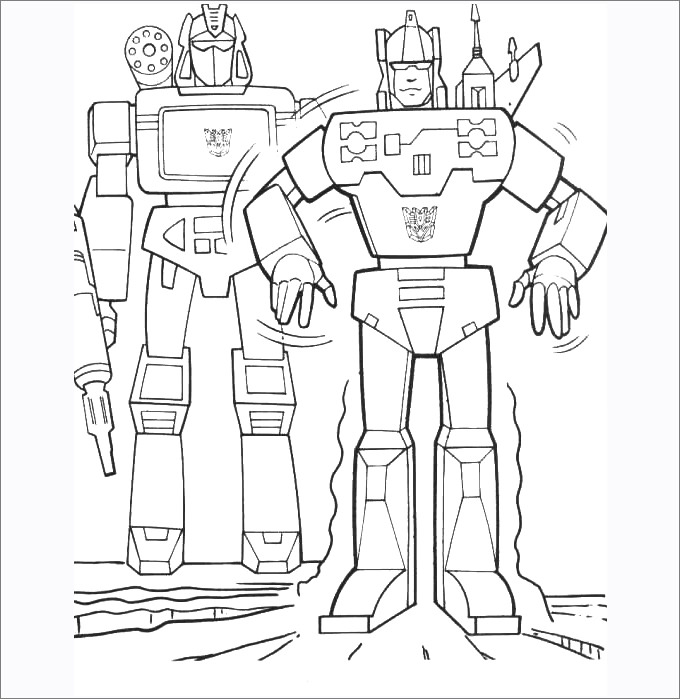 680x699 Transformers Colouring Pages Free Amp Premium Templates