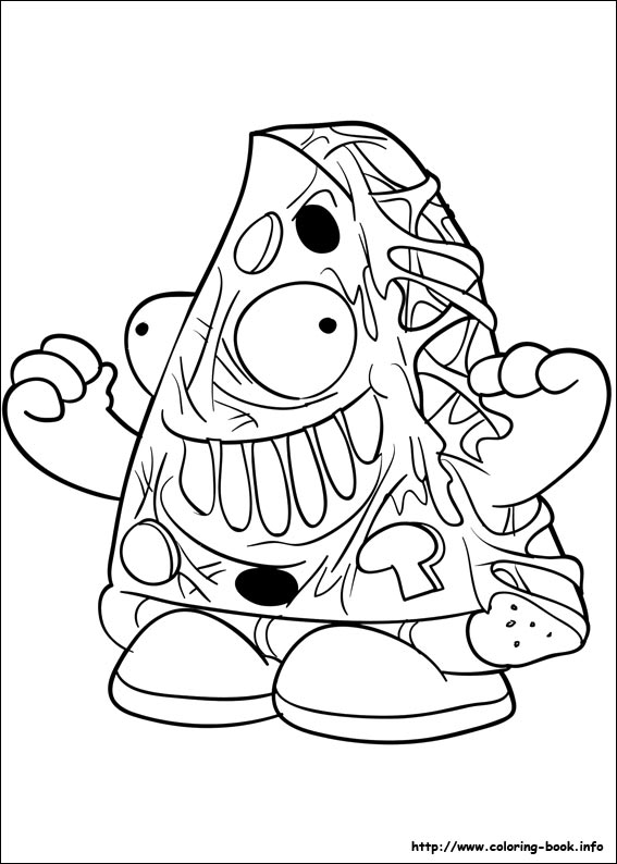 567x794 The Trash Pack Coloring Pages On Coloring