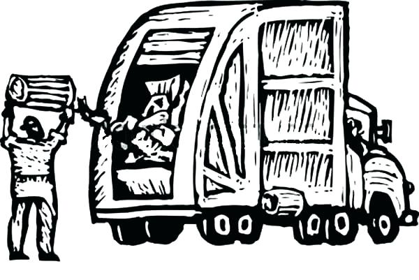 Garbage Truck Coloring Pages Trash Truck Coloring Pages Trash 600x401 Garbage Truck Coloring Pages Trash Truck Coloring Pages Trash