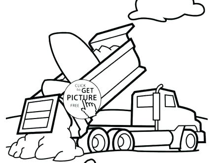 Trash Truck Coloring Pages 440x330 Trash Truck Coloring Pages
