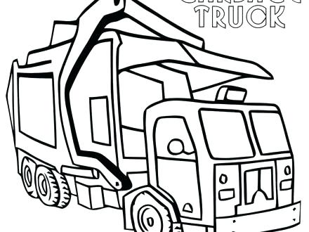440x330 Garbage Truck Coloring Page Coloring Pages Garbage Truck Garbage