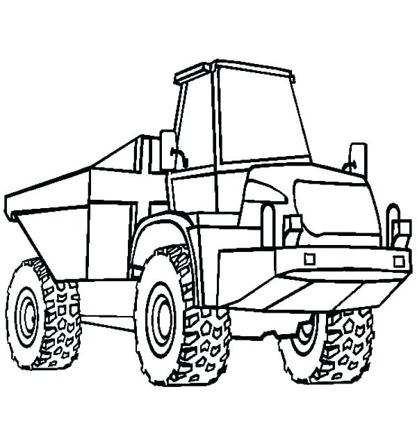 600x612 Garbage Truck Coloring Pages Online Page Dump Co