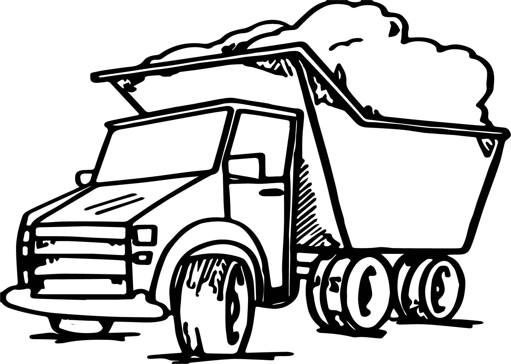 1747x1246 Incredible Garbage Truck Coloring Page Apurjacouture Of Tonka