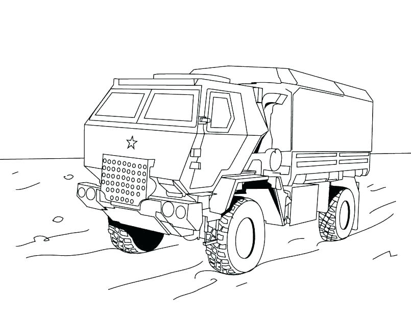 805x623 Semi Truck Coloring Pages As Well As Truck Coloring Sheets Trash