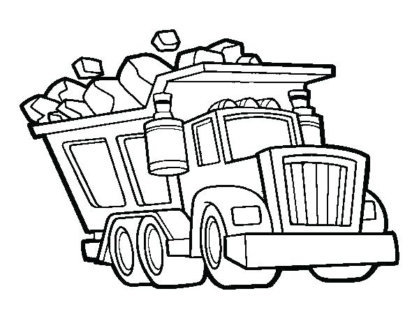 600x470 Dump Truck Coloring Page Garbage Truck Coloring Pages Truck