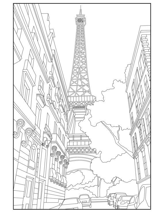 Travel Coloring Pages