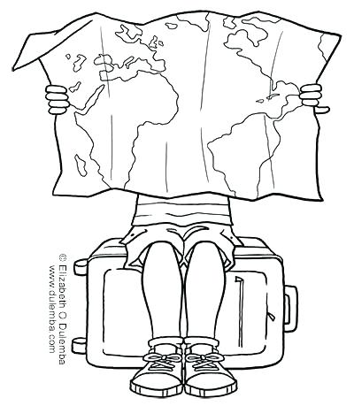 400x459 Travel Coloring Pages