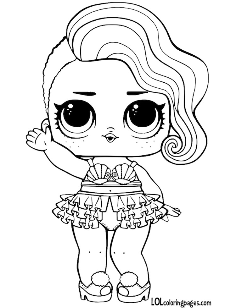 750x980 Treasure L.o.l Surprise Doll Coloring Page Lol Surprise Doll