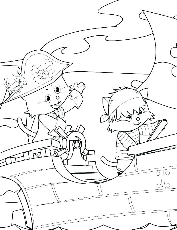 618x800 Treasure Map Coloring Sheet