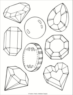 244x316 Jewel And Treasure Coloring Page Coloring Pages School