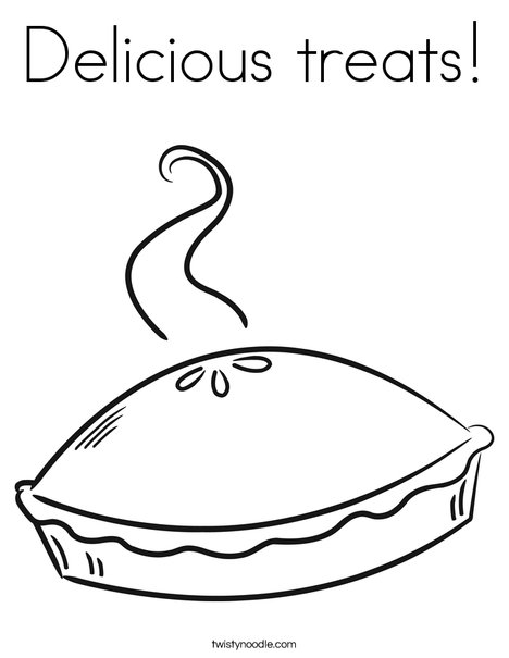 468x605 Delicious Treats Coloring Page