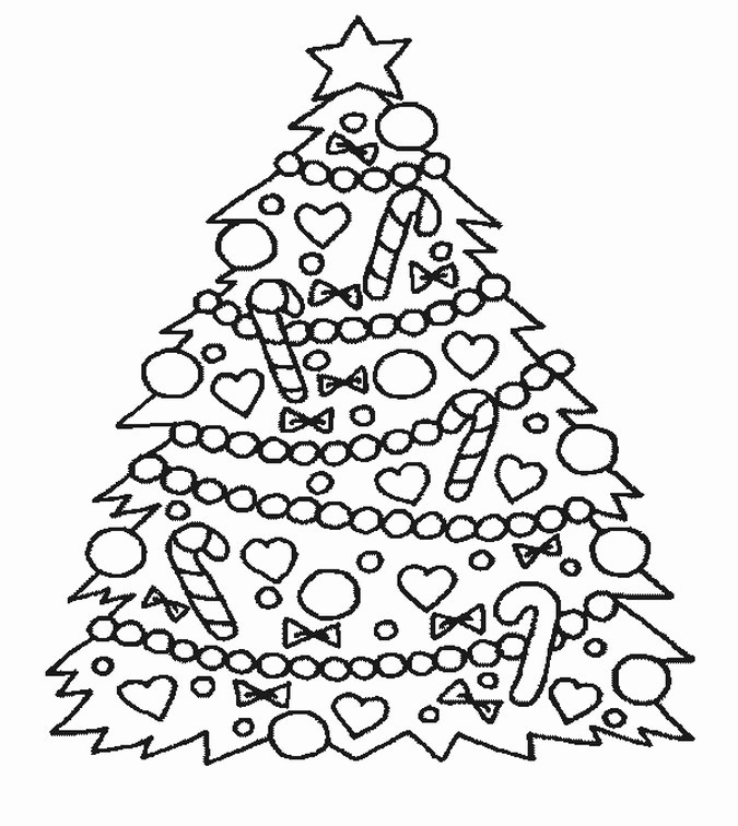 Coloring Pages Christmas Trees Christmas Tree Coloring Pages Happy 675x756 Coloring Pages Christmas Trees Christmas Tree Coloring Pages Happy