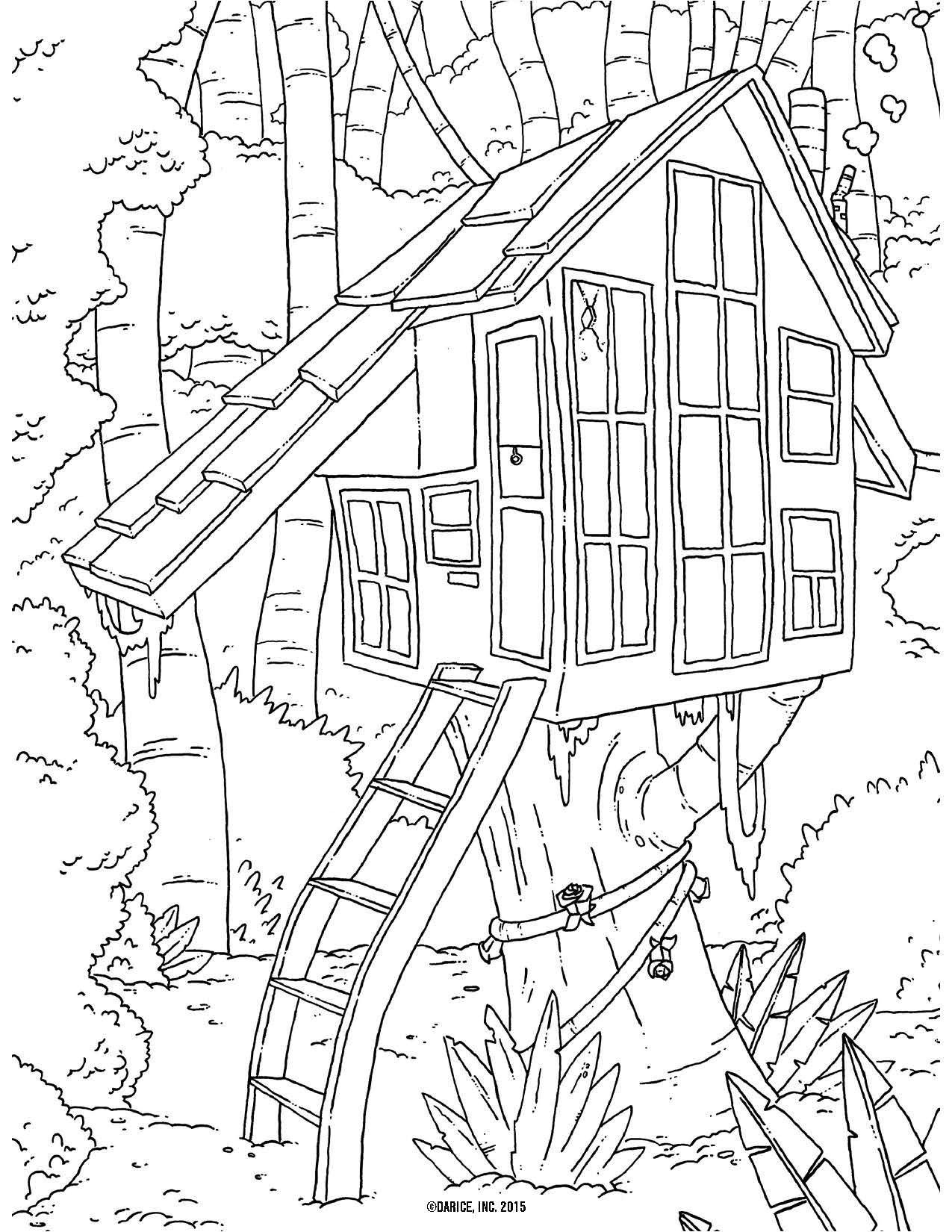 1275x1650 Printable Coloring Pages For Adults Houses @ House Coloring Pages