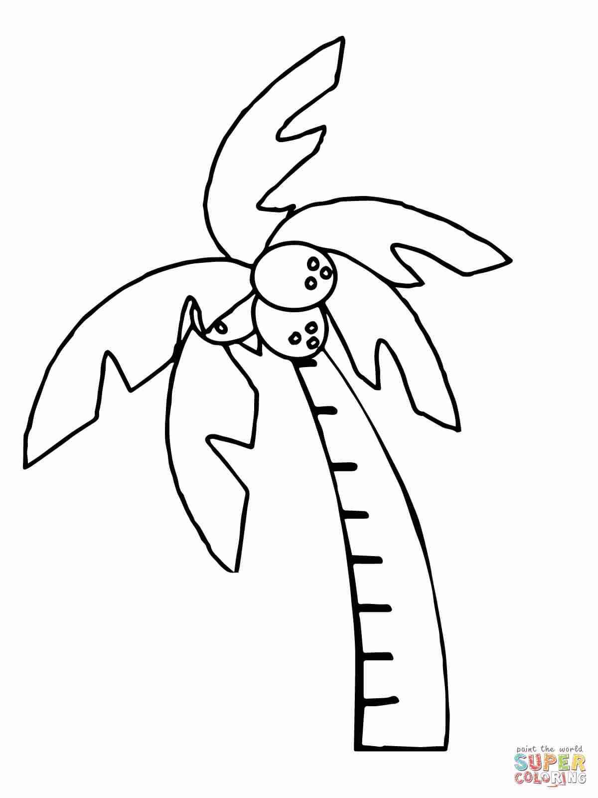 1200x1600 Chicka Boom Palm Tree Coloring Page Free Printable Endearing