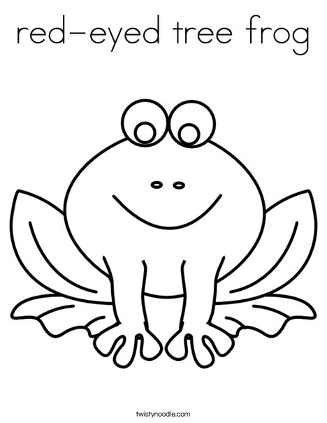 Red Eyed Tree Frog Coloring Page 468x605 Red Eyed Tree Frog Coloring Page
