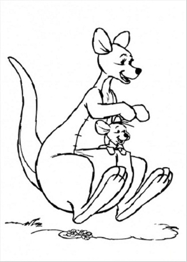 Tree Kangaroo Coloring Pages Coloring Kids 600x840 Tree Kangaroo Coloring Pages Coloring Kids