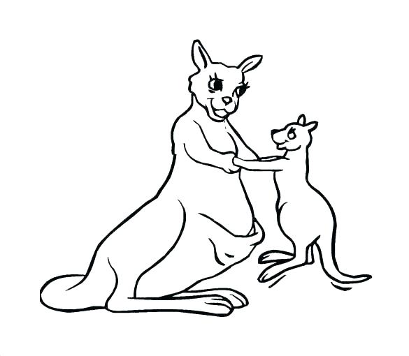 Kangaroo Coloring Page Baby Kangaroo Coloring Pages Tree Kangaroo 585x510 Kangaroo Coloring Page Baby Kangaroo Coloring Pages Tree Kangaroo