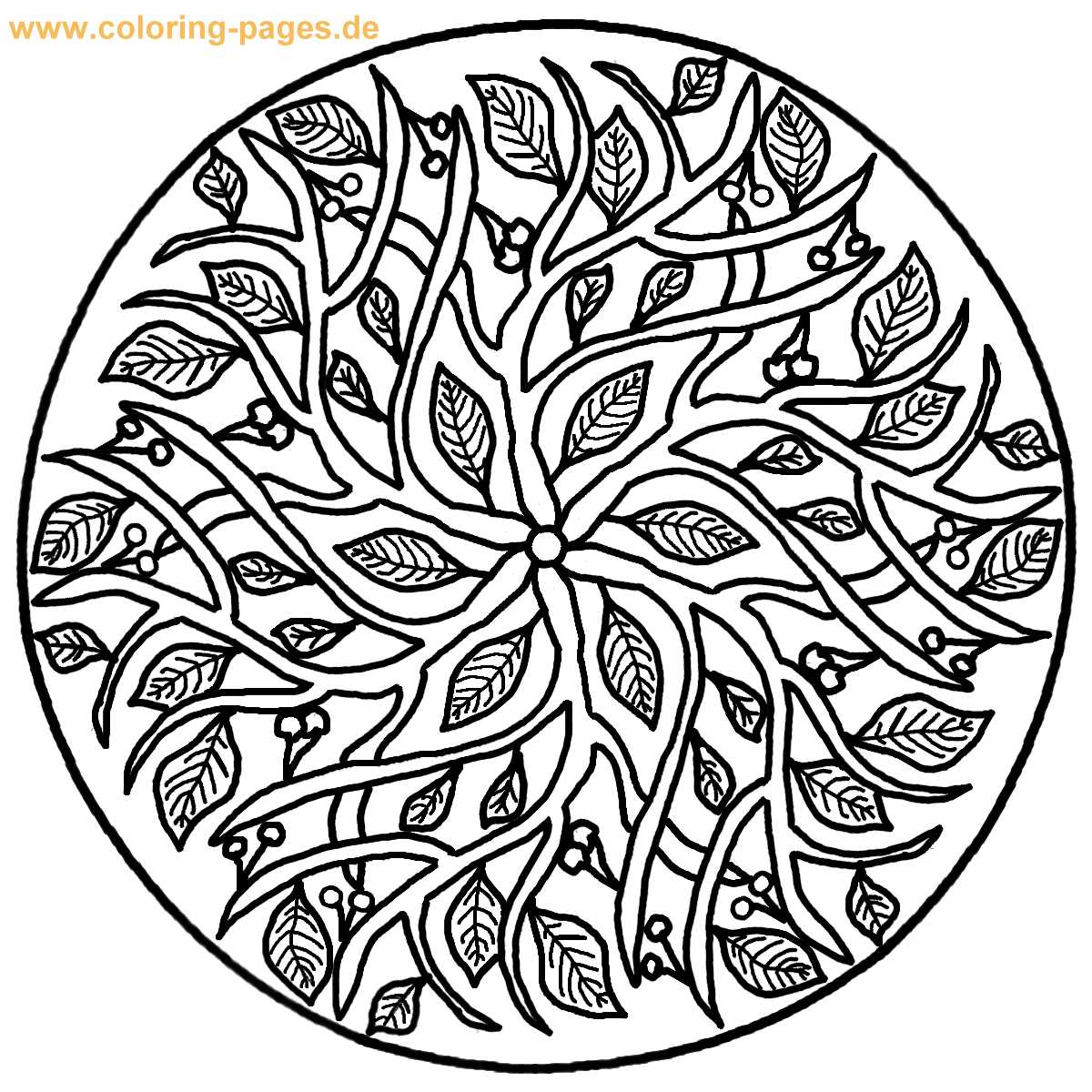 Adult Mandala Coloring Pages 1200x1200 Adult Mandala Coloring Pages