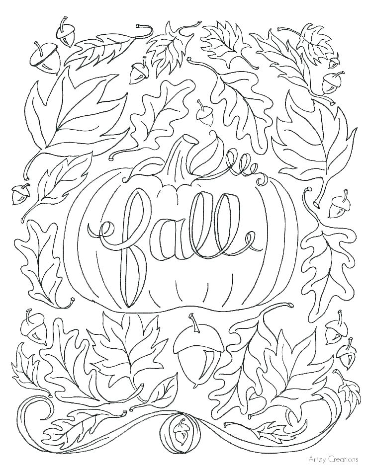 736x952 Dogwoods Tree Fall Leaf Coloring Page With Dogwoods Tree Fall Leaf