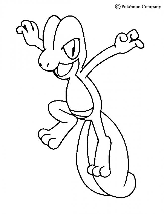 Happy Treecko Coloring Pages 651x850 Happy Treecko Coloring Pages