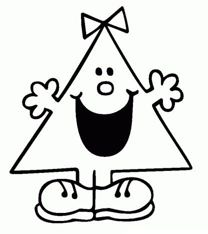 416x467 Triangle Coloring Page (1) Education Triangles