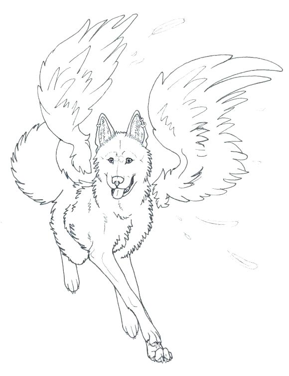 580x753 Howling Wolf Coloring Pages Wolves Coloring Pages Pin Drawn