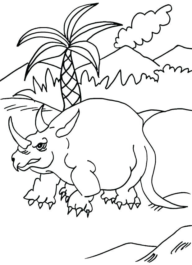 Triceratops Coloring Page For Kids Triceratops Coloring Pages 618x850 Triceratops Coloring Page For Kids Triceratops Coloring Pages