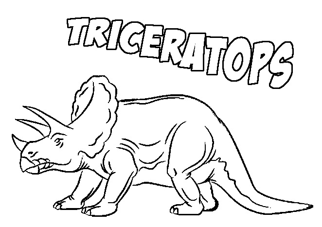 Triceratops Coloring Page Amp Coloring Book 662x467 Triceratops Coloring Page Amp Coloring Book