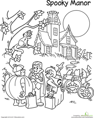 Trick Or Treat Worksheet 301x379 Trick Or Treat Worksheet