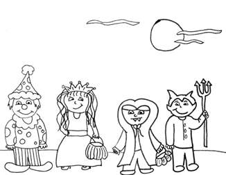 Free Fall, Halloween Amp Thanksgiving Coloring Pages From Craft Elf 326x252 Free Fall, Halloween Amp Thanksgiving Coloring Pages From Craft Elf