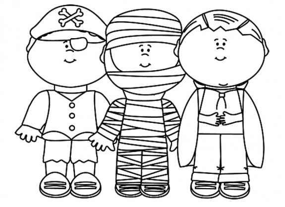 Free Printable Halloween Coloring Pages 575x418 Free Printable Halloween Coloring Pages