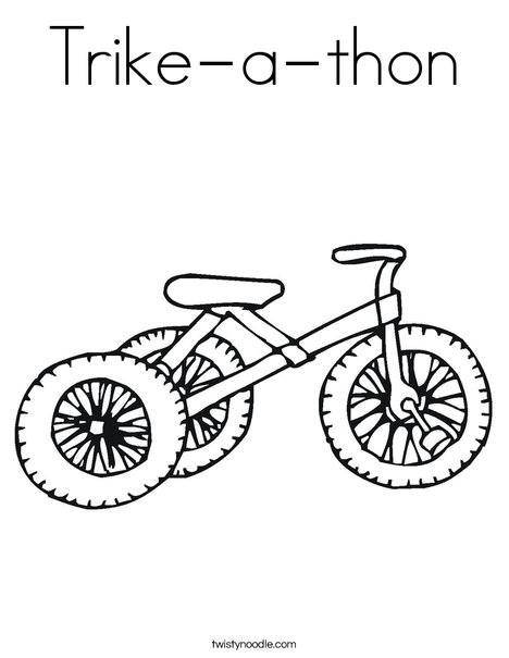 468x605 Trike A Thon Coloring Page