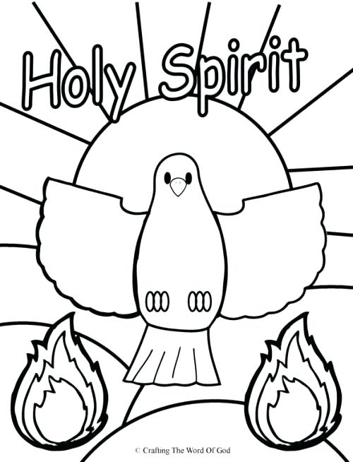 500x654 Holy Spirit Coloring Pages Print Photograph Shamrock Holy Trinity