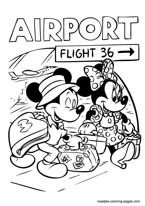 Trip Coloring Pages