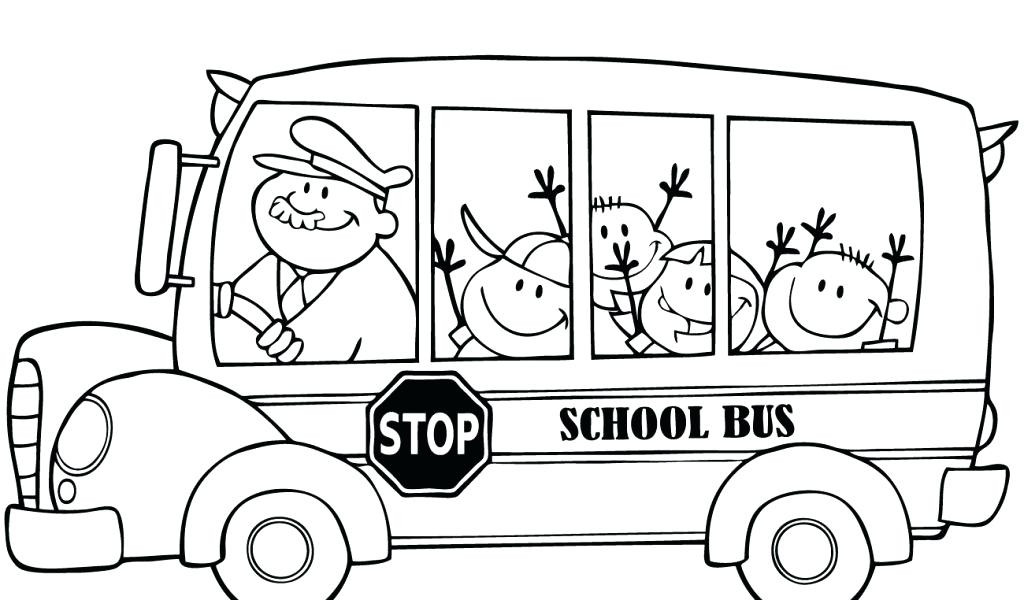 1024x600 Bus Coloring Page School Pages For Boys Download By Girls 33035