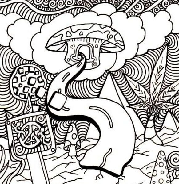 Trippy Coloring Book Pages Printable Trippy Coloring Great Trippy 582x600 Trippy Coloring Book Pages Printable Trippy Coloring Great Trippy
