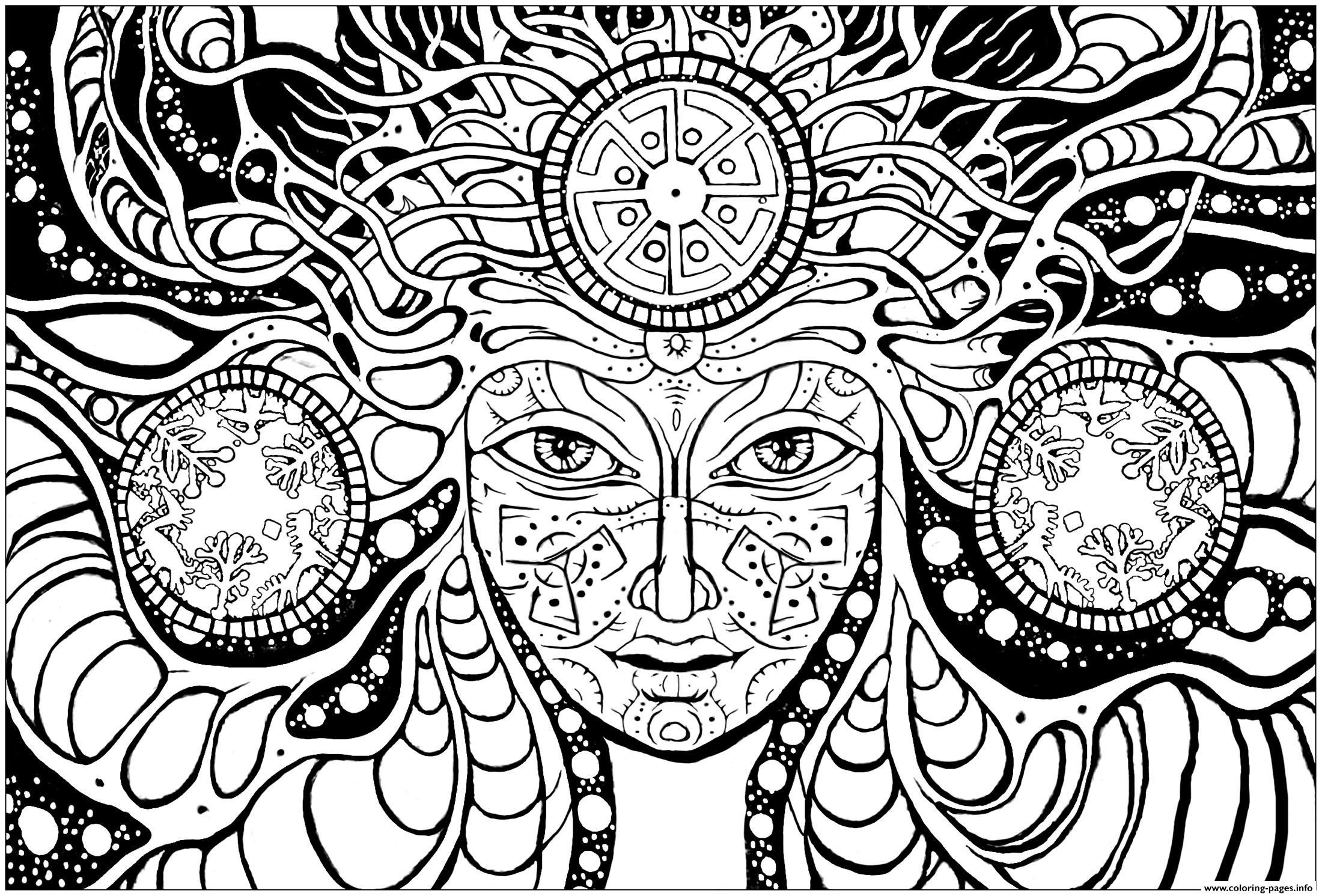 Trippy Coloring Pages Mushrooms Free Of Printable For Adults 11 2200x1491 Trippy Coloring Pages Mushrooms Free Of Printable For Adults 11