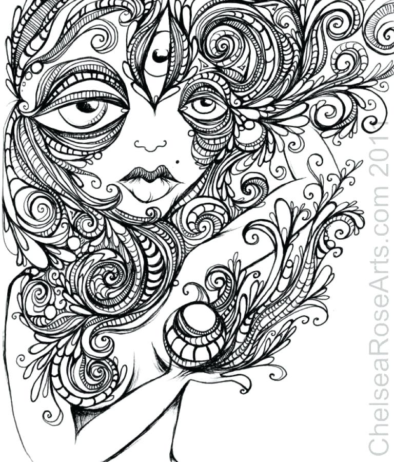 768x900 Trippy Mushroom Coloring Pages Alien Kids Colouring Pages Color