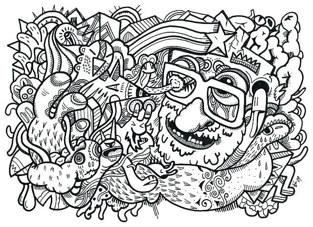 640x464 Trippy Mushroom Coloring Pages Mushroom Coloring Pages Mushroom