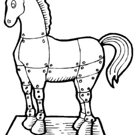 Coloring Page Trojan Horse Archives 268x268 Coloring Page Trojan Horse Archives