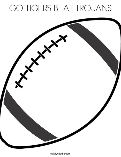 Go Tigers Beat Trojans Coloring Page 468x605 Go Tigers Beat Trojans Coloring Page