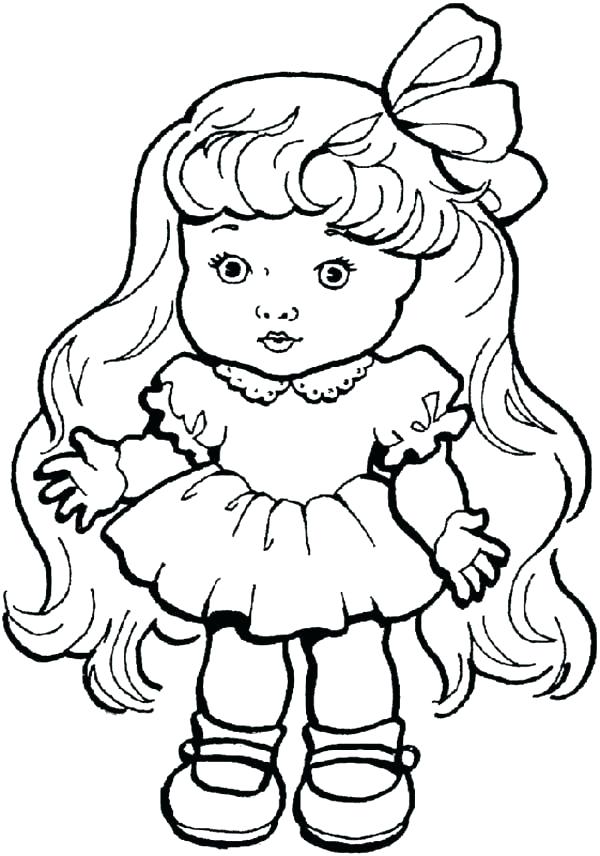 Doll For Coloring Doll Coloring Pages Beautiful Doll Toys Coloring 600x856 Doll For Coloring Doll Coloring Pages Beautiful Doll Toys Coloring