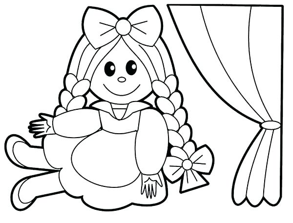 Doll Coloring Lovely Doll Toys For Girls Coloring Pages Monster 600x457 Doll Coloring Lovely Doll Toys For Girls Coloring Pages Monster