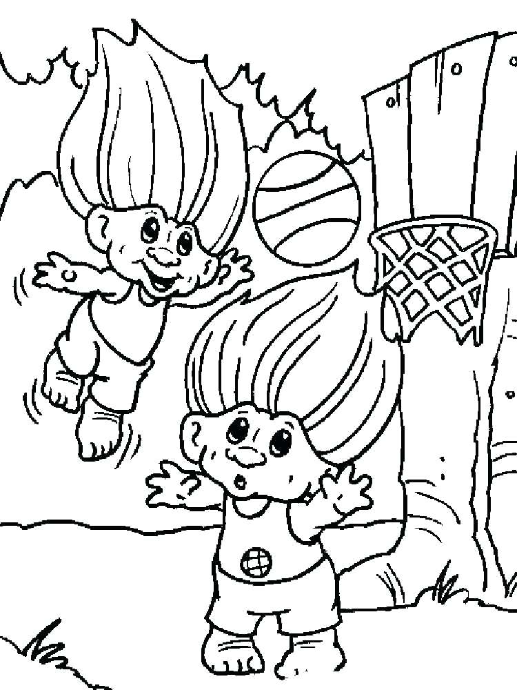 750x1000 Troll Coloring Pages