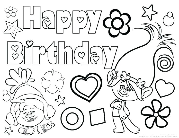 736x568 Coloring Sheet Trolls Quality Coloring Pages For Birthdays